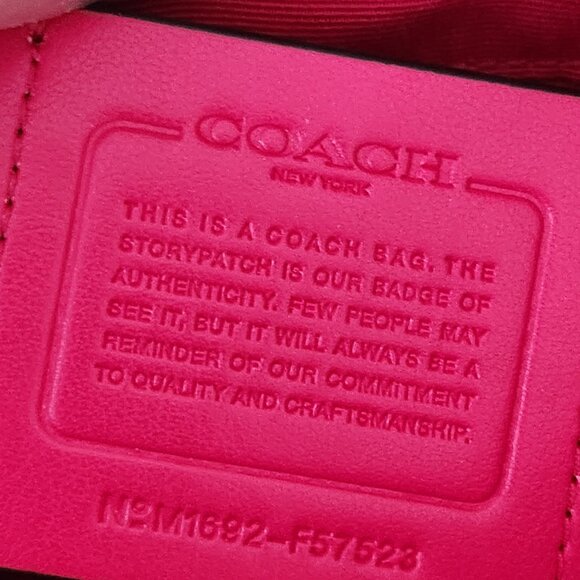 Nwot Coach Christie Red Leather Shoulder Bag/Crossbody Purse - Picture 15 of 15